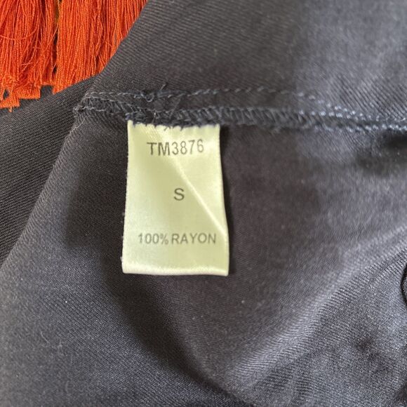 THML Boho Style Long Sleeves Embroidered Women's Dress Size Small Aztec Peasant - Picture 6 of 6